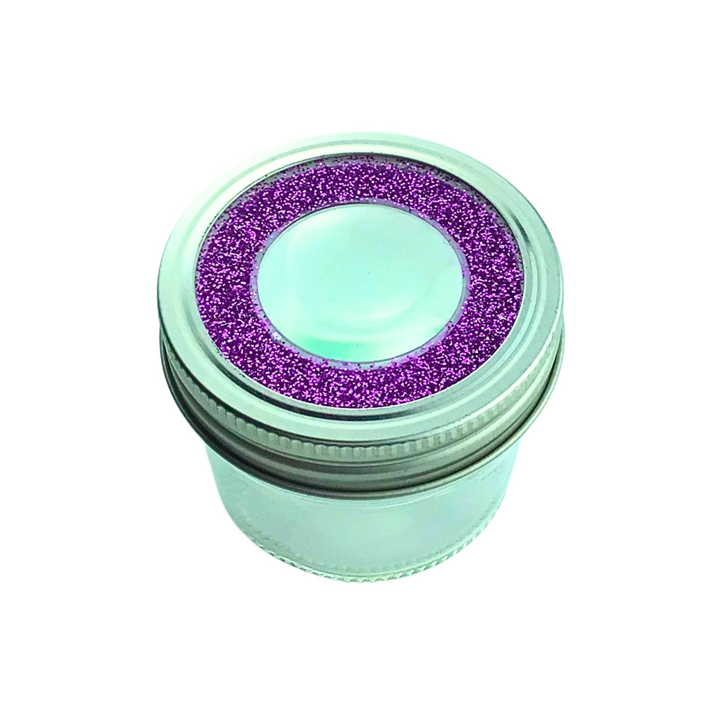 See every detail of your stash in our purple magnifying jar