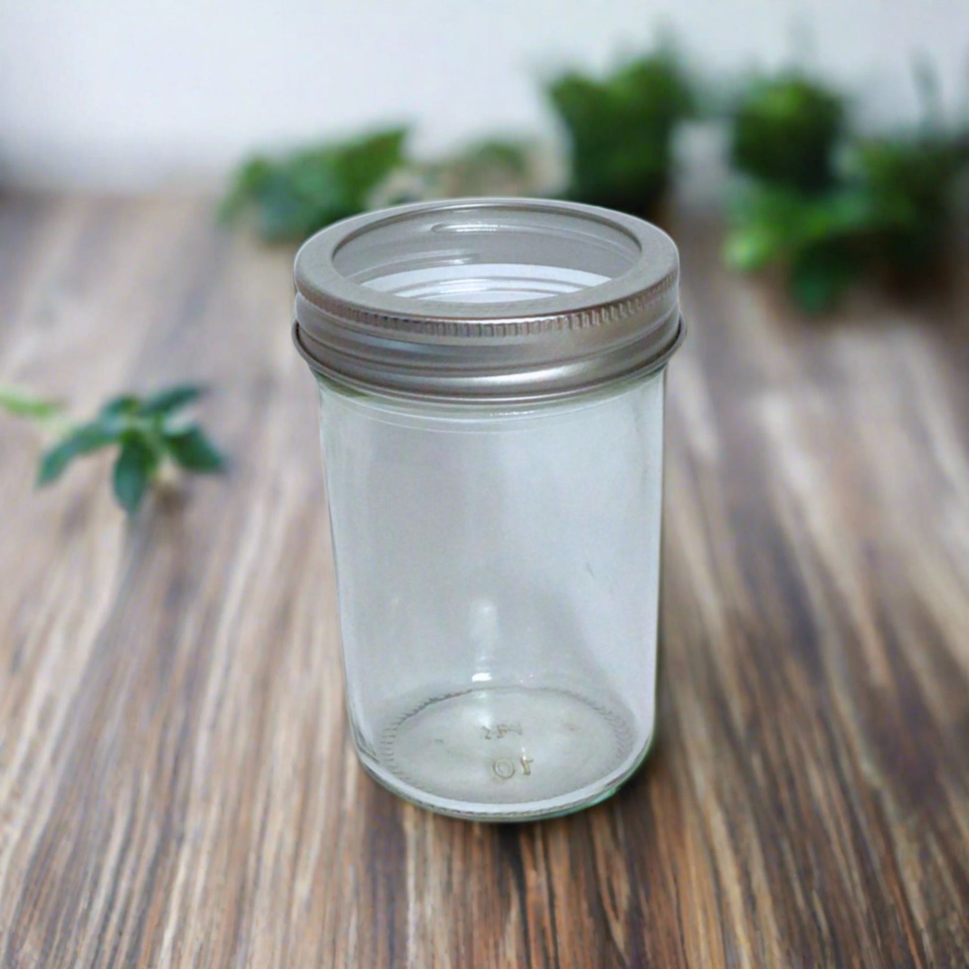 Regular mouth clear lid mason jar inserts, ideal for organizing spices or small items in spice jars.